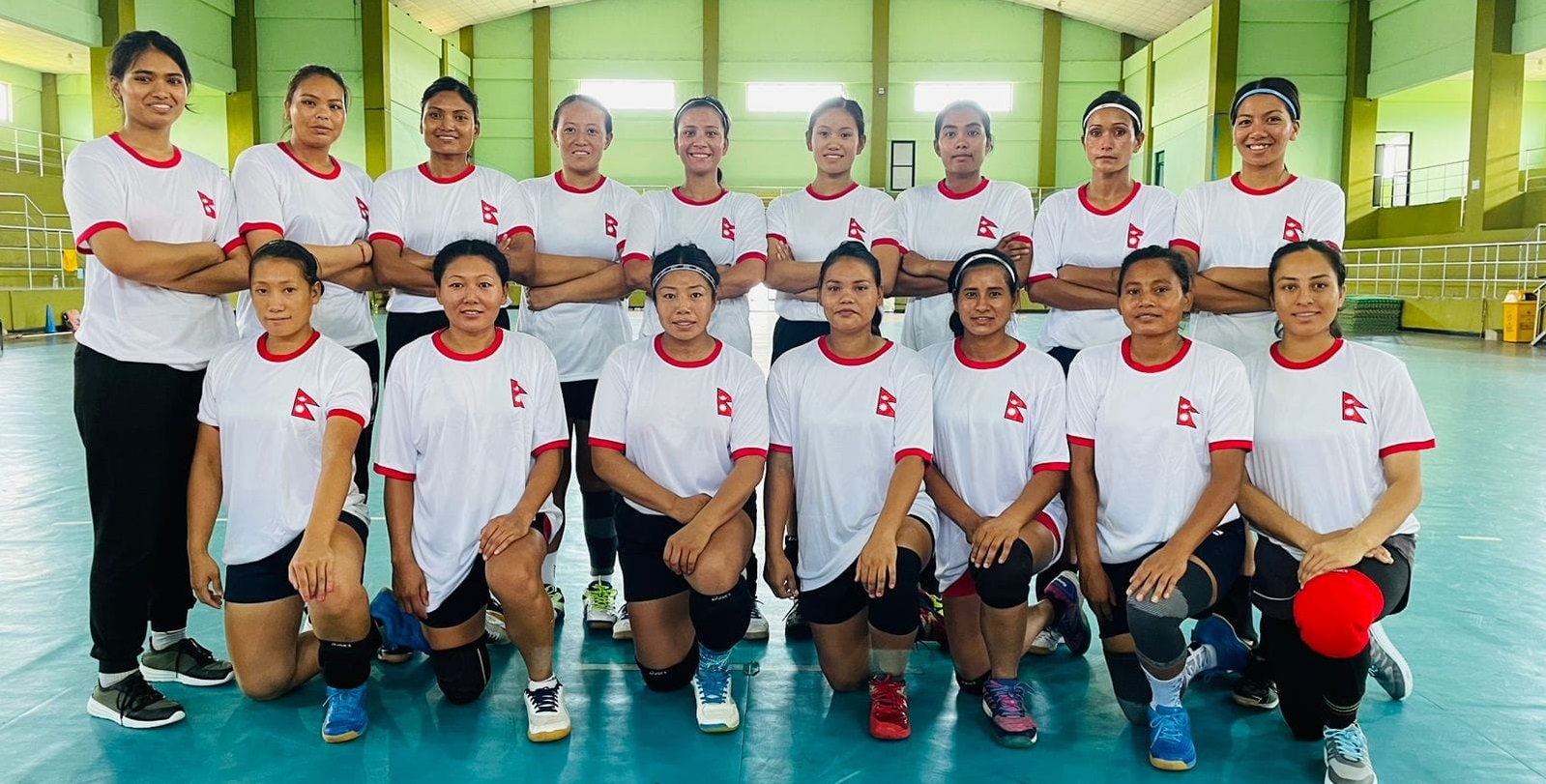 महिला ह्यान्डबल टिम।